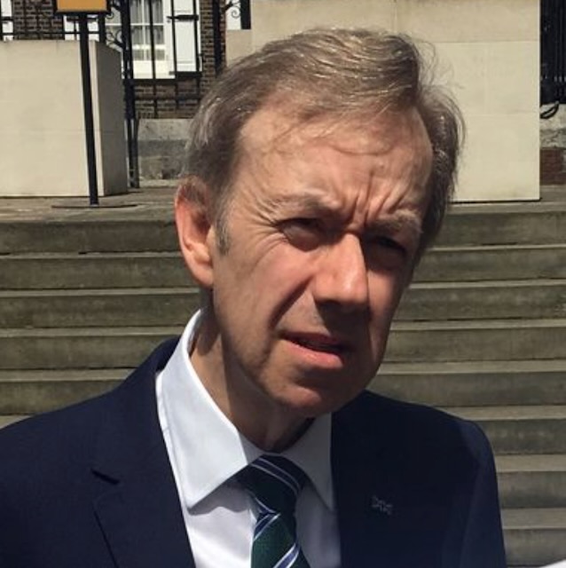 Steve Evans, photographed outside the Royal Courts of Justice.